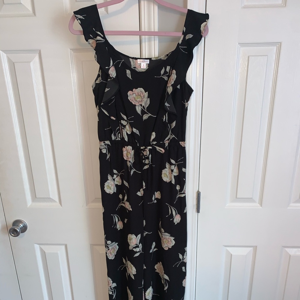 Floral Print Jumpsuit